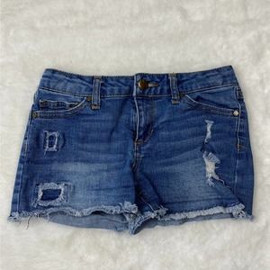 Joe's Kids 'The Markie' Destructed Denim Shorts